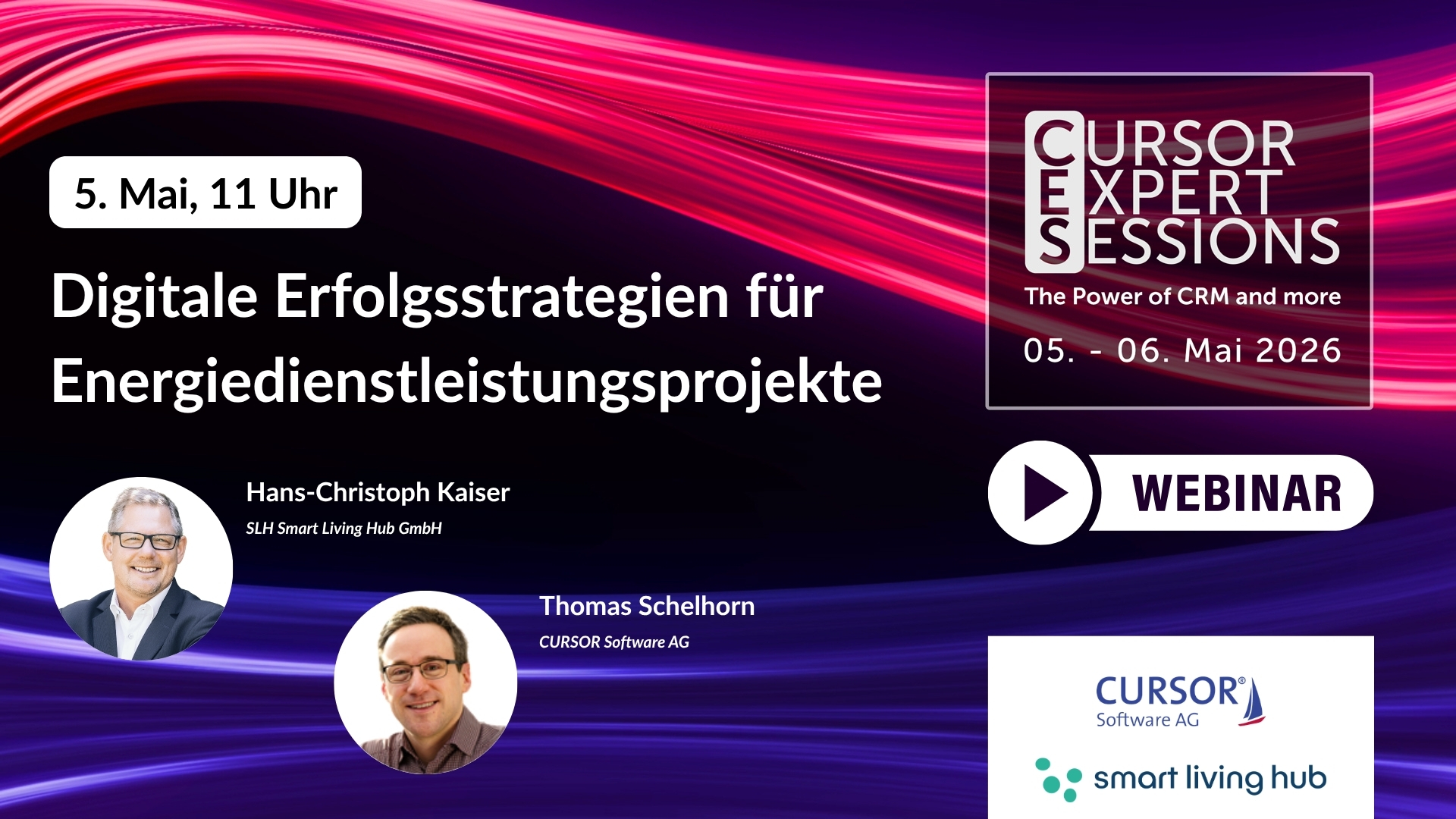 Ankündigung der CURSOR Expert Sessions 2026: Digitale Erfolgsstrategien für Energiedienstleistungsprojekte